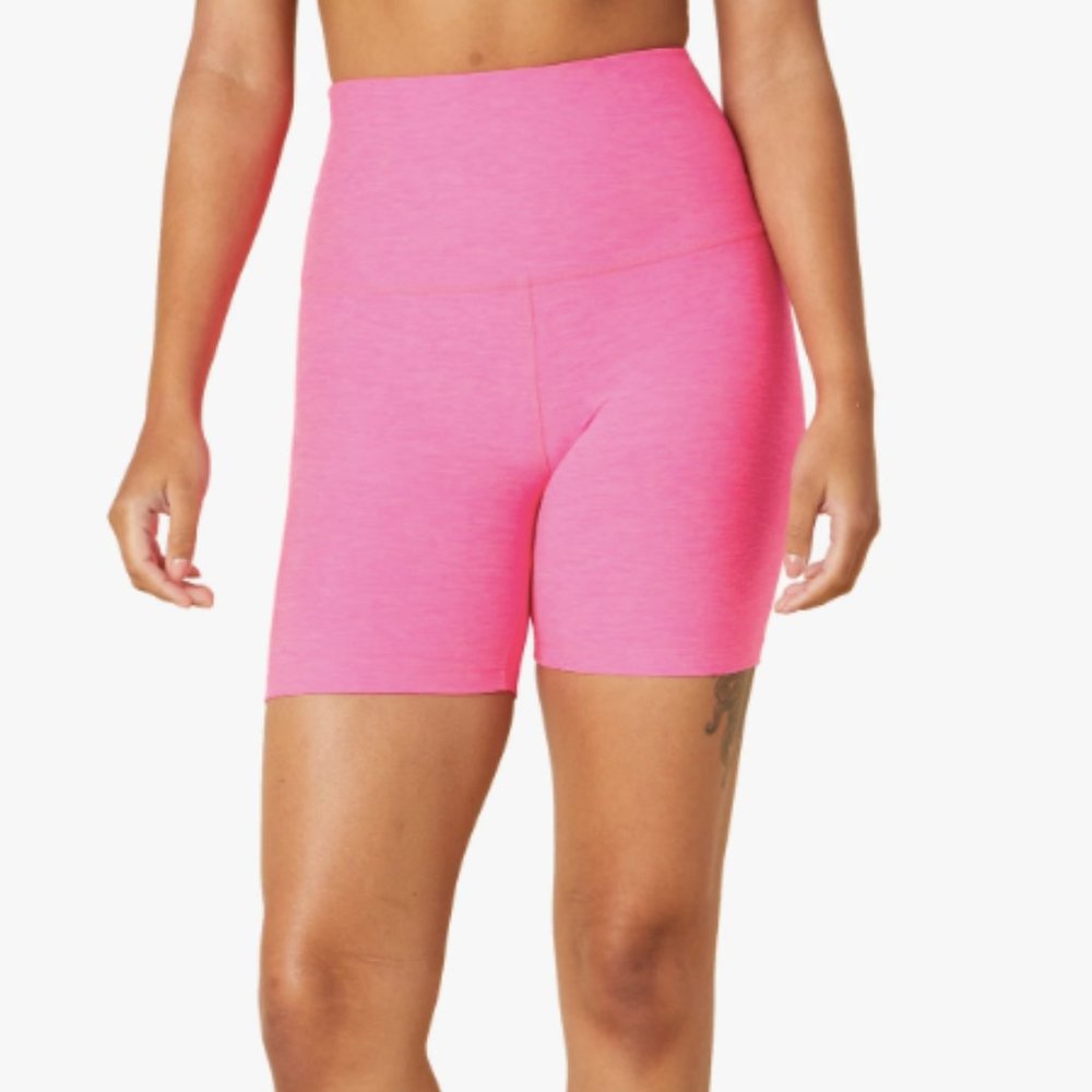 Biker Shorts / Electric Pink Heather 🩷